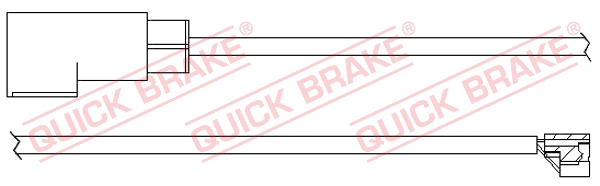 Czujnik zużycia klocka